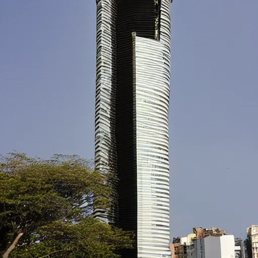 Image similar to postmodern tower in buenos aires