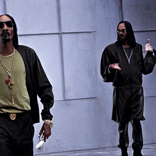 Image similar to snoop dogg in the matrix movie, photo