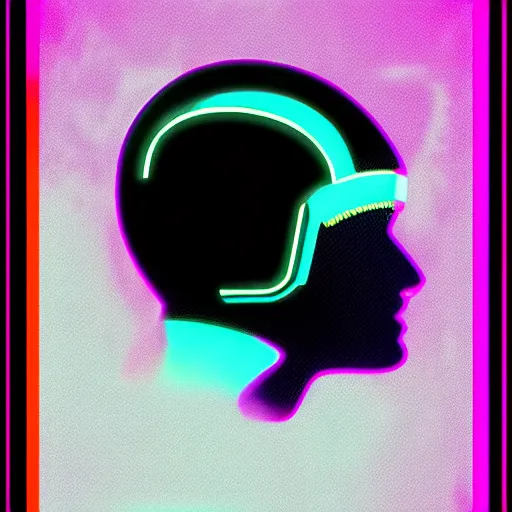 Image similar to A synthwave cigar inspired by Tron, Trending on Artstation, Digital screenshot,. Faded film grain, 1980s Computer Graphics,