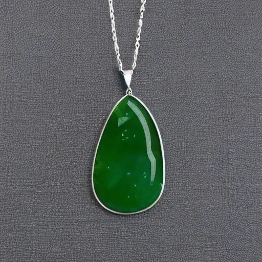 Image similar to solidity and eternity embroidered plane - tree necklace with jade stone, hyper realistic