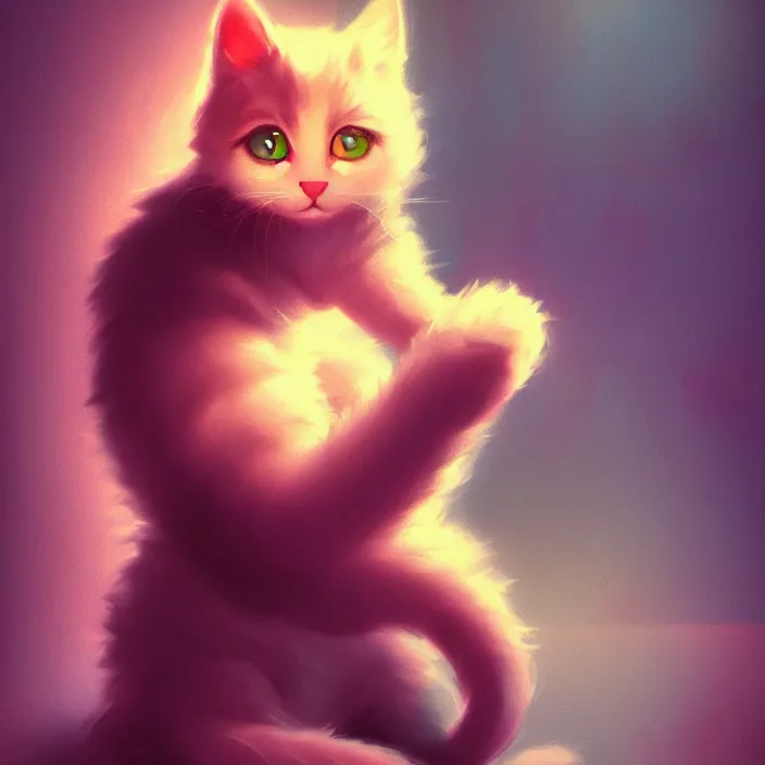 Prompt: cinematic portrait of a cute cat 8 bits retro trending on artstation, featured on pixiv, cinematic composition, dramatic pose, beautiful lighting, sharp details, hyper - detailed, hd, hdr, 4 k, 8 k, art by basil gogos