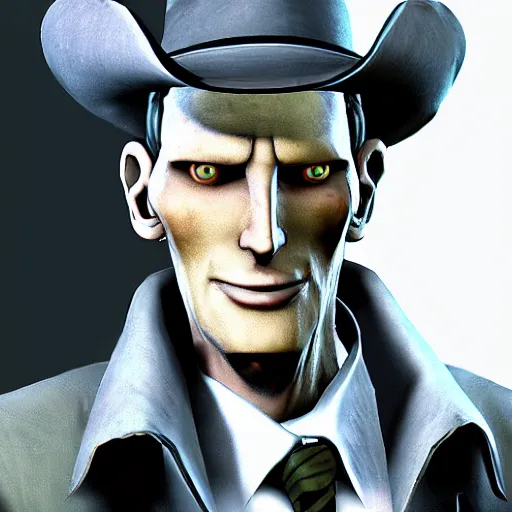 Prompt: nick valentine from fallout 4