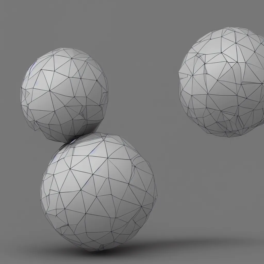 Prompt: a picture of an ethereum ball, ethereum!!!! logo, 3 d render, rendered in cinema 4 d maya vfxfriday