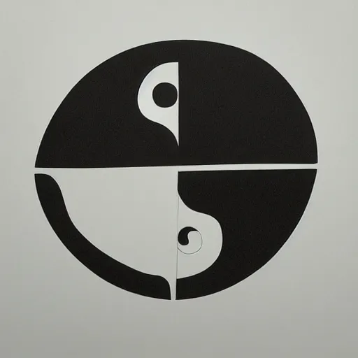 Image similar to monkey and horse, YinYang shaped, super details