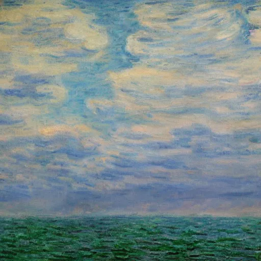 Image similar to the end of the world by claud monet