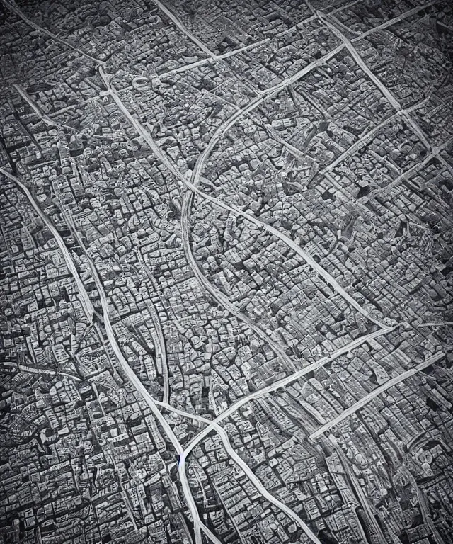 Image similar to “ city, placed on the mobius strip surface. photography by aydın buyuktas ”