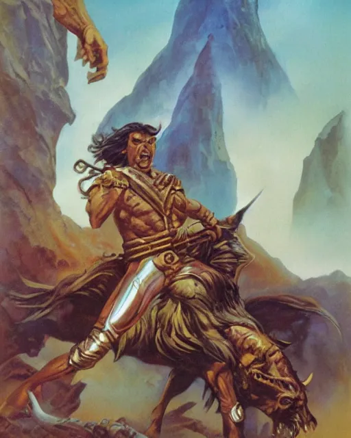 Image similar to a cover of an epic fantasy novel, by boris vallejo