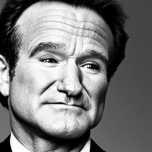 Image similar to Robin Williams as The Riddler