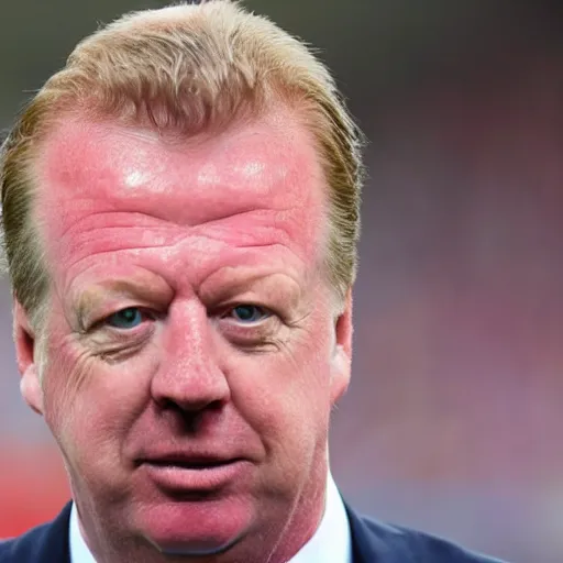 Image similar to steve mclaren with an island on his head