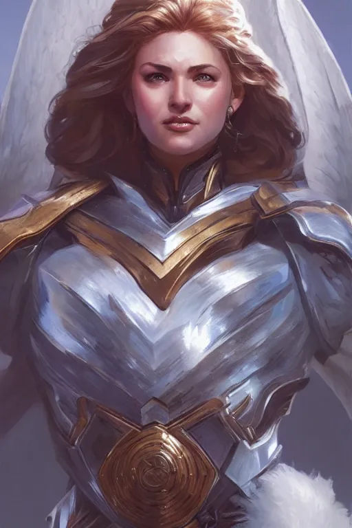 Image similar to amazon valkyrie athena, d & d, fantasy, portrait, highly detailed, headshot, digital painting, trending on artstation, concept art, sharp focus, illustration, art by artgerm and greg rutkowski and magali villeneuve