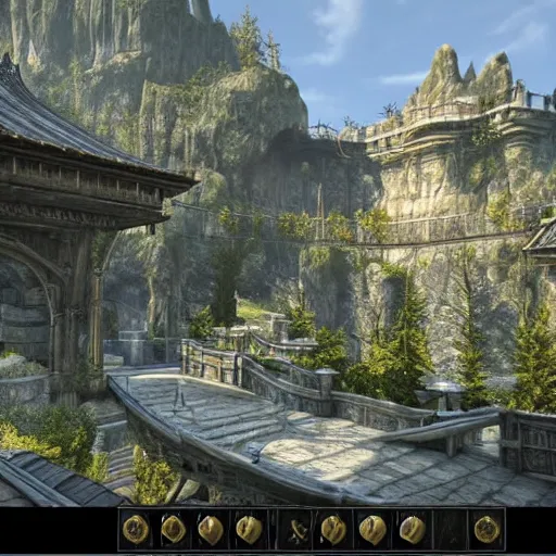 Prompt: Screenshot from the Elder Scrolls 6, Unreal Engine 5, high detail
