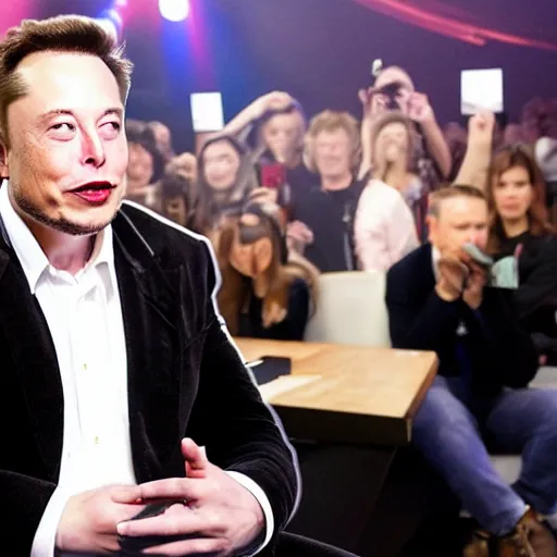 Image similar to elon musk snorting cocaine