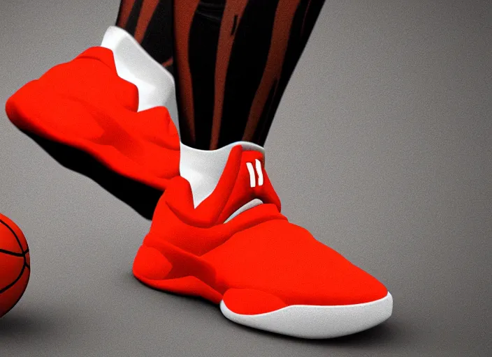 Prompt: basketball sneakers concept of electra, trending on artstation, smooth, sharp focus