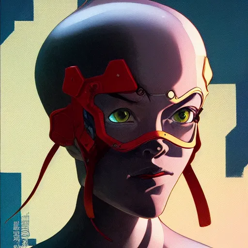 Image similar to prompt : stealthy rogue adventure character portrait soft light painted by james jean and katsuhiro otomo and erik jones, inspired by akira anime, smooth face feature, intricate oil painting, high detail illustration, sharp high detail, manga and anime 1 9 9 9