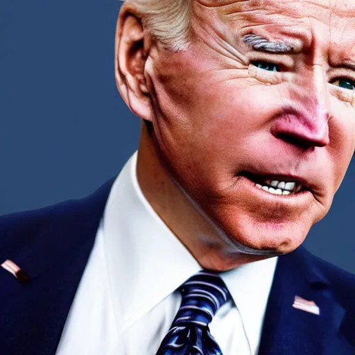 Image similar to a still of Joe Biden dressed like a gangster, Thug life. Professional photo