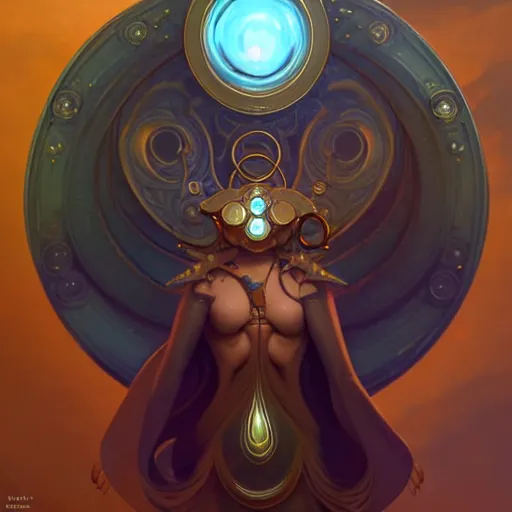 Image similar to a shiney metalic intricate detailed magical disc, concept art by peter mohrbacher, featured on polycount, art nouveau, polycount, artstation hq, artstation hd