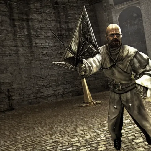 Image similar to Walter White in Dark souls