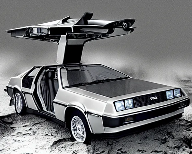 Image similar to doc brown and the delorean underwater