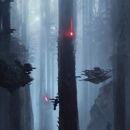 Prompt: star wars return of the jedi concept poster by greg rutkowski