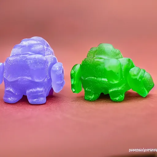 Prompt: tardigrade haribo gummy bear