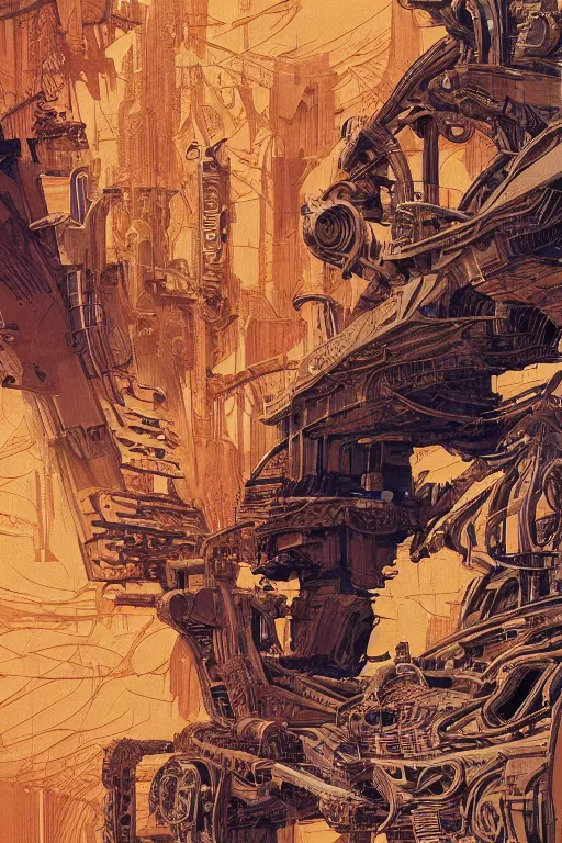 Prompt: a wood texture by Ralph McQuarrie, Syd Mead and Android Jones intricate details, vibrant