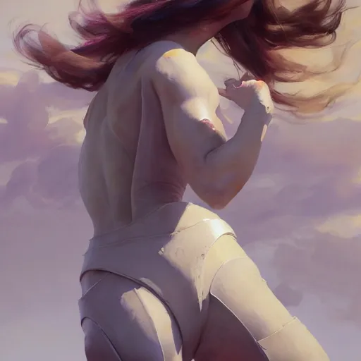 Image similar to elysium, organic painting, matte painting, bold shapes, hard edges, aesthetic octane render, unreal engine, trending on artstation, by greg manchess, huang guangjian, gil elvgren, sachin teng, greg rutkowski, magali villeneuve, artgerm, jeremy lipkin, michael garmash and, rey