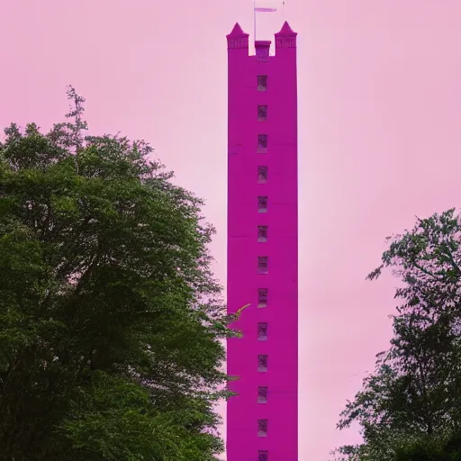 Image similar to pink tower