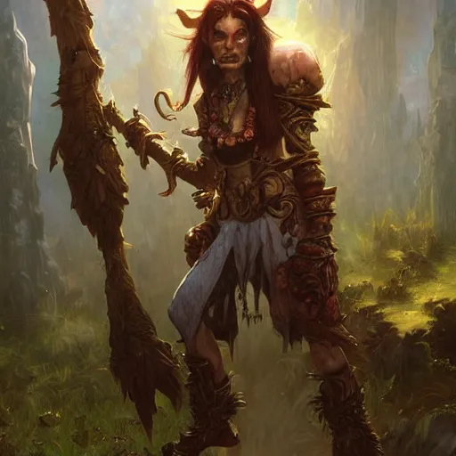 Image similar to a troll from world of warcraft gothic by Stanley Artgerm Lau, greg rutkowski, thomas kindkade, alphonse mucha, loish, norman Rockwel