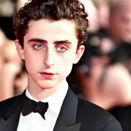 Image similar to timothee chalamet blowing a kiss