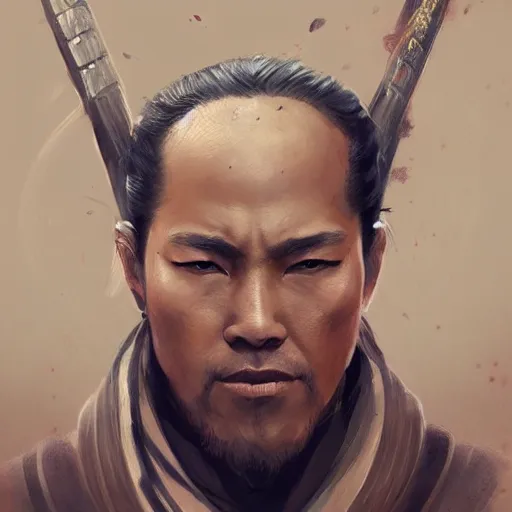 Prompt: a beautfiul award winning commission portrait of a samurai,digital art,art by greg rutkowski,character design by charles bowater,photorealistic,ross tran,hyperdetailed,detailed face,fascinating,2021,western comic style