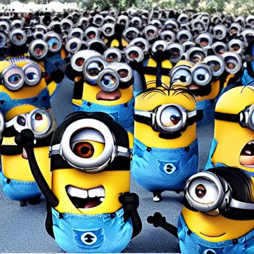 Image similar to minion capital 6 th riot