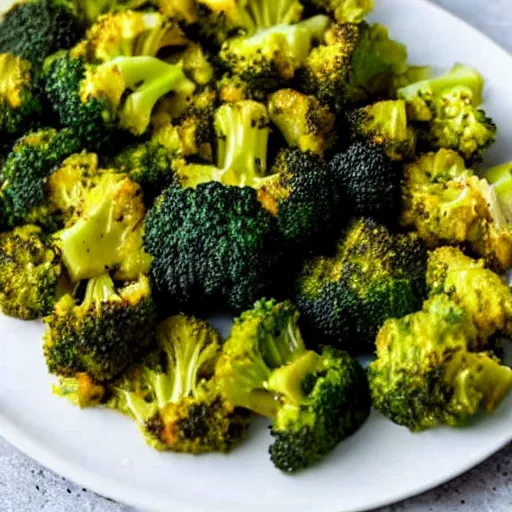 Image similar to orange broccoli on a plate