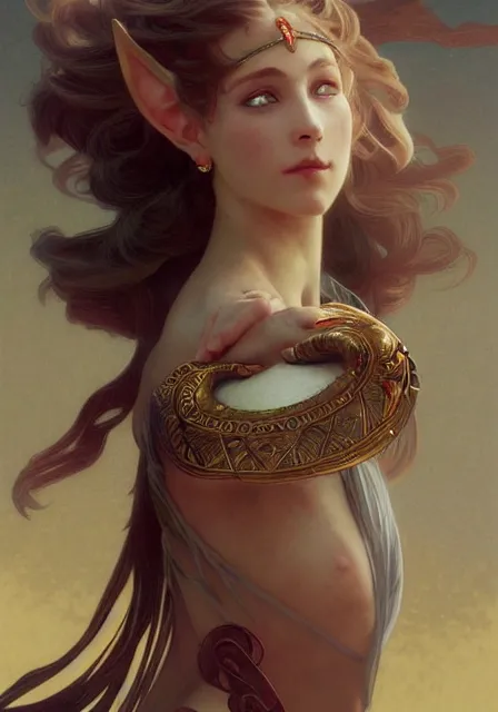 Prompt: zelda dance, intricate, elegant, highly detailed, digital painting, artstation, concept art, smooth, sharp focus, illustration, art by artgerm and greg rutkowski and alphonse mucha and william - adolphe bouguereau