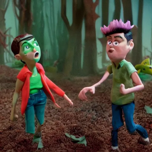 Prompt: claymation in the style of paranorman