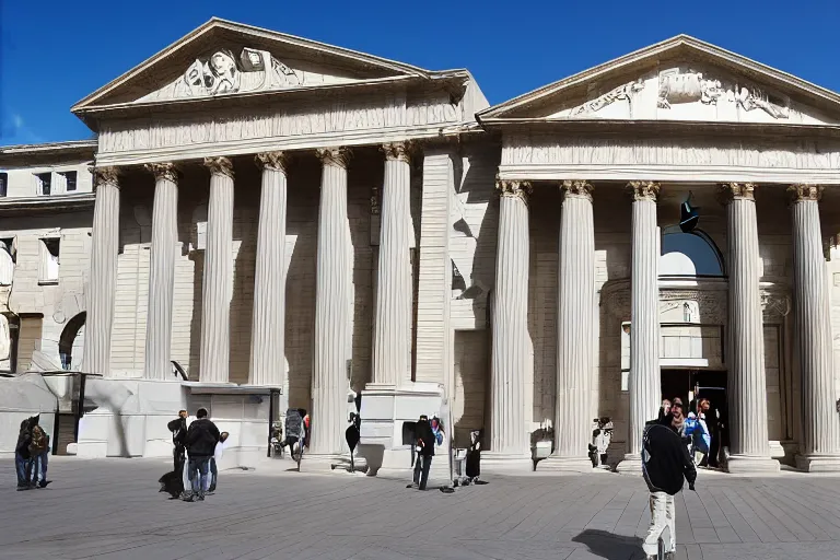 Image similar to apple store, apple store, apple - store, apple - store, apple - store lived in a palatial manor with gilded marble and doric columns and they decided it wasn't enough like a telephone