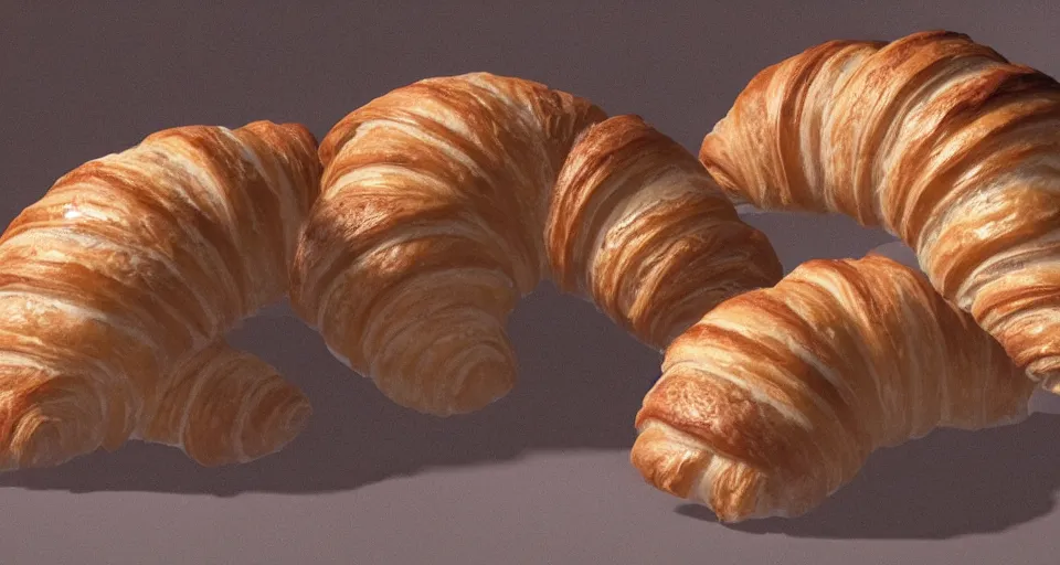 Image similar to croissants croissants croissants croissants leading the french revolution, dramatic lighting, concept art, trending on artstation, 8 k