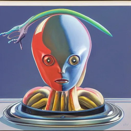 Image similar to alien by wayne thiebaud