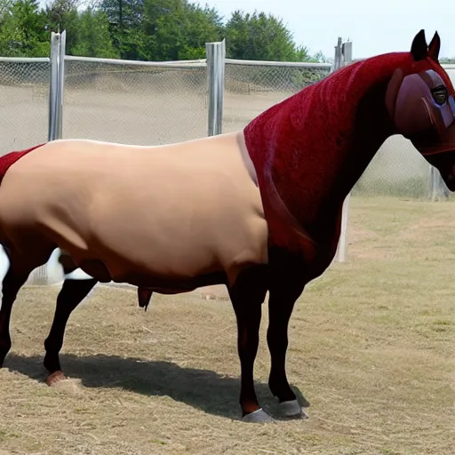 Image similar to photo of a car - horse hybrid