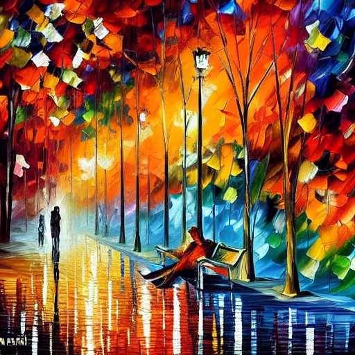 Image similar to art as an algorithm by Leonid Afremov