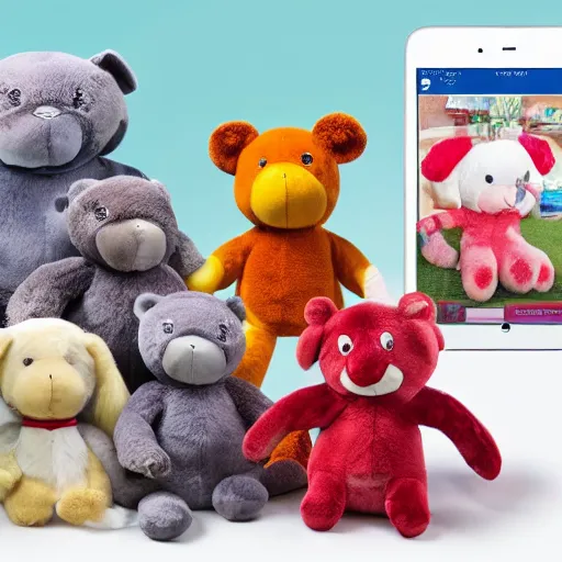 Image similar to a catalogue for Target selling plush animals