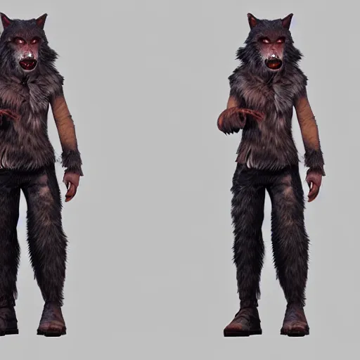 Image similar to cute handsome werewolf from van helsing unreal engine hyperreallistic render 8k character concept art masterpiece