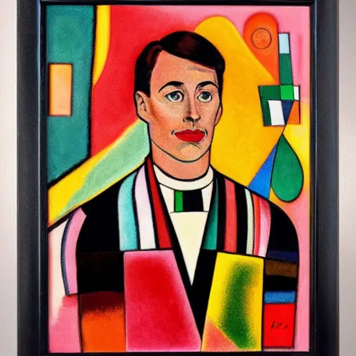 Prompt: christian - horner portrait, style by kandinsky, art deco, portrait, 5 0 mm