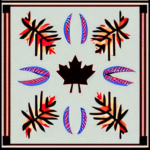 Prompt: canadian aboriginal patterns