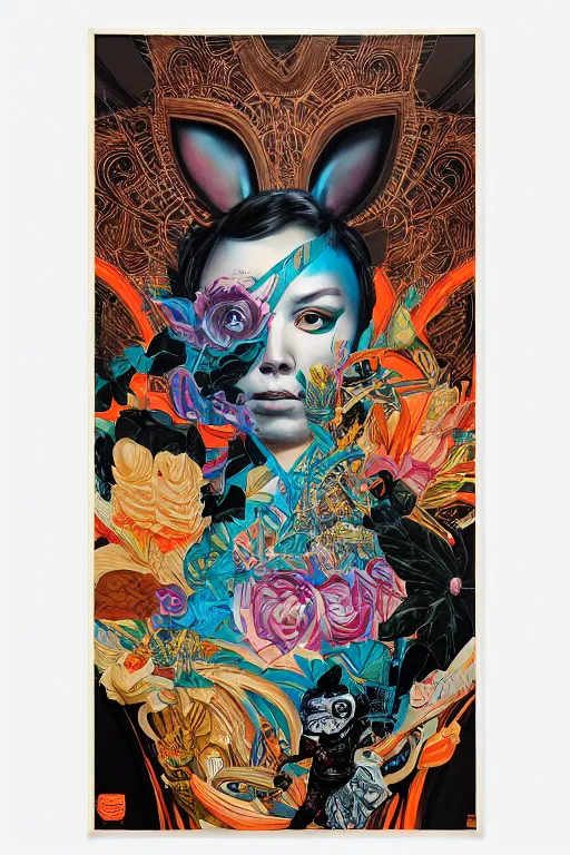 Prompt: Tristan Eaton, victo ngai, peter mohrbacher, artgerm Big chungus portrait