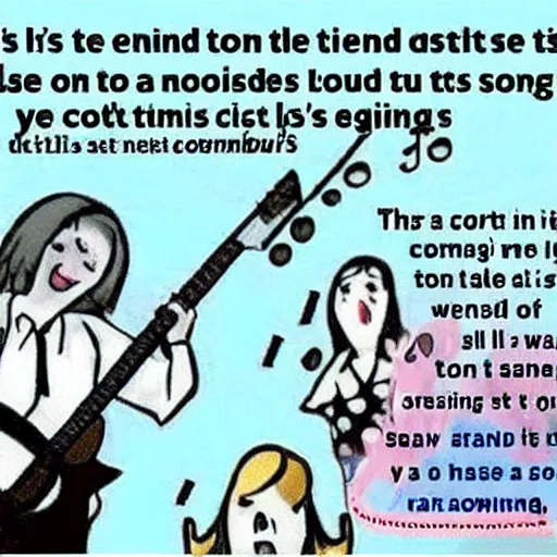 Prompt: This the song that doesn't end, yes it goes on and on my friends, some people started singing it not knowing what it was, and they'll continue singing it forever just because this the song that doesn't end, yes it goes on and on my friends, some people started singing it not knowing what it was, and they'll continue singing it forever just because this the song that doesn't end, yes it goes on and on my friends, some people started singing it not knowing what it was, and they'll continue singing it forever just because