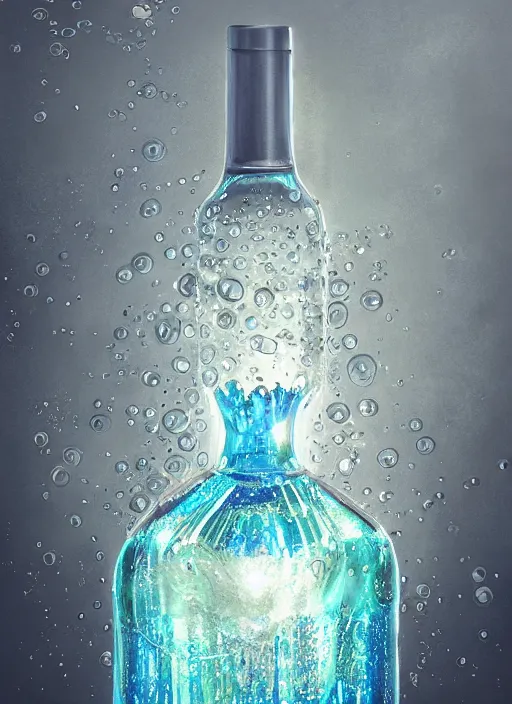 Prompt: high intricate glimmering glass bottle containing fluid mermaids, maria panfilova, andrea savchenko, mike kime, ludovic plouffe, qi sheng luo, oliver cook, makoto shinkai, trending on artstation
