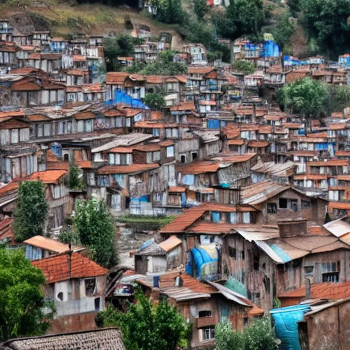 Prompt: slums in Europe