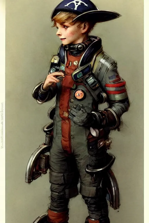 Image similar to ( ( ( ( ( 2 0 5 0 s retro future 1 0 year boy old super scientest in space pirate mechanics costume full portrait. muted colors. ) ) ) ) ) by jean - baptiste monge!!!!!!!!!!!!!!!!!!!!!!!!!!!!!!