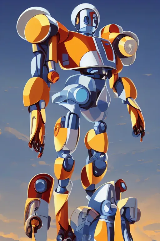 Image similar to metabots medabots medarotto medarot robot minimalist comics, behance hd by jesper ejsing, by rhads, makoto shinkai and lois van baarle, ilya kuvshinov, rossdraws global illumination ray tracing hdr radiating a glowing aura