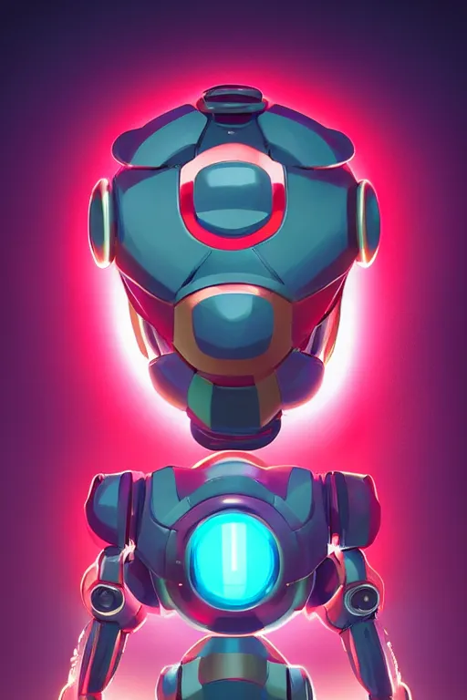 Image similar to metabots medabots medarotto medarot robot minimalist comics helmet mask neon cybereye, behance hd by jesper ejsing, by rhads, makoto shinkai and lois van baarle, ilya kuvshinov, rossdraws global illumination ray tracing hdr radiating a glowing aura